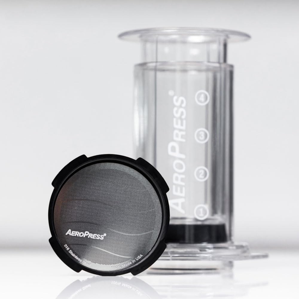 AeroPress Stainless Steel Filter Compatible with All Types Reusable 89209259