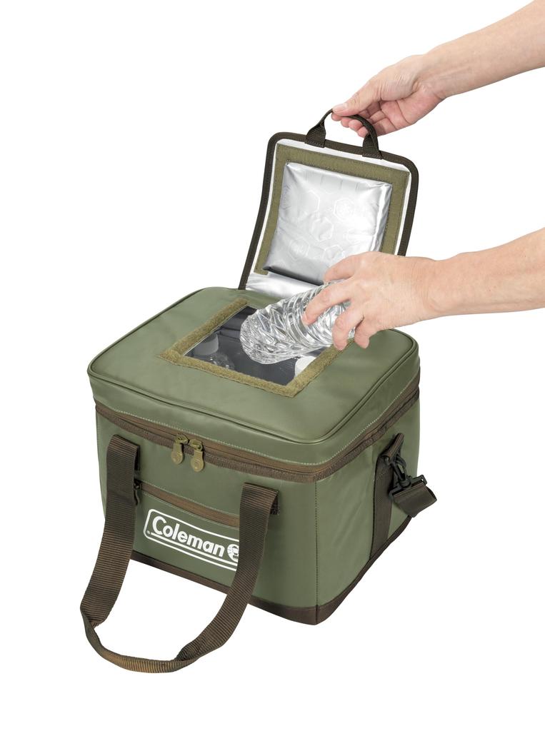 Coleman Ultimate Ice Cooler II 15L Cooler Box Keeps contents cool for approximately 32 hours Olive Ideal for outdoor club Features easy antibacterial