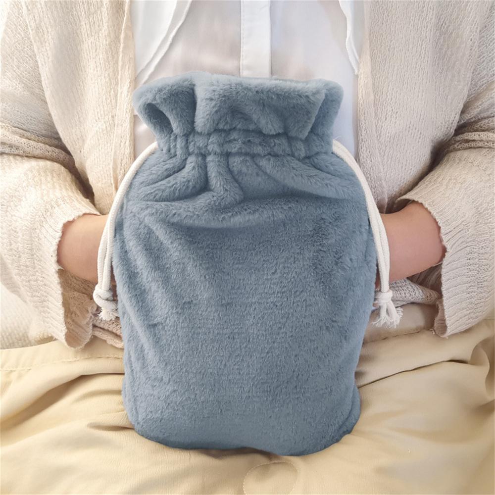 2L сумка для горячей воды защитный чехол плюшевый чехол для бутылки с водой толстые чехлы для бутылок зимняя сумка для воды грелка для рук и ног сумка для бутылки с водой