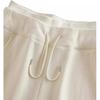 Anta Comfortable Loose Fit Drawstring Fleece Knit Sports Pants Women Bottoms Vanilla Cream 962448302-1