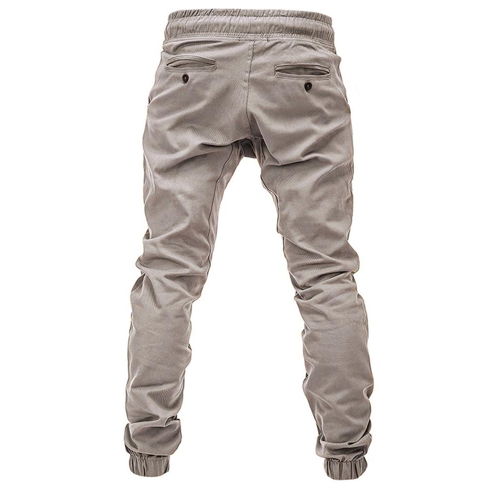 Мужские спортивные штаны, повседневные эластичные спортивные штаны, спортивные однотонные мешковатые брюки с карманами