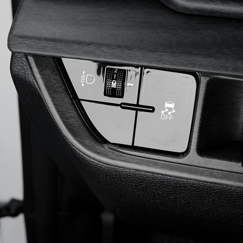 LHD/RHD For Kia Sportage NQ5 -2025 Car Tuning Carbon Fiber Headlight Adjustment Switch Cover Trim Car Accessories