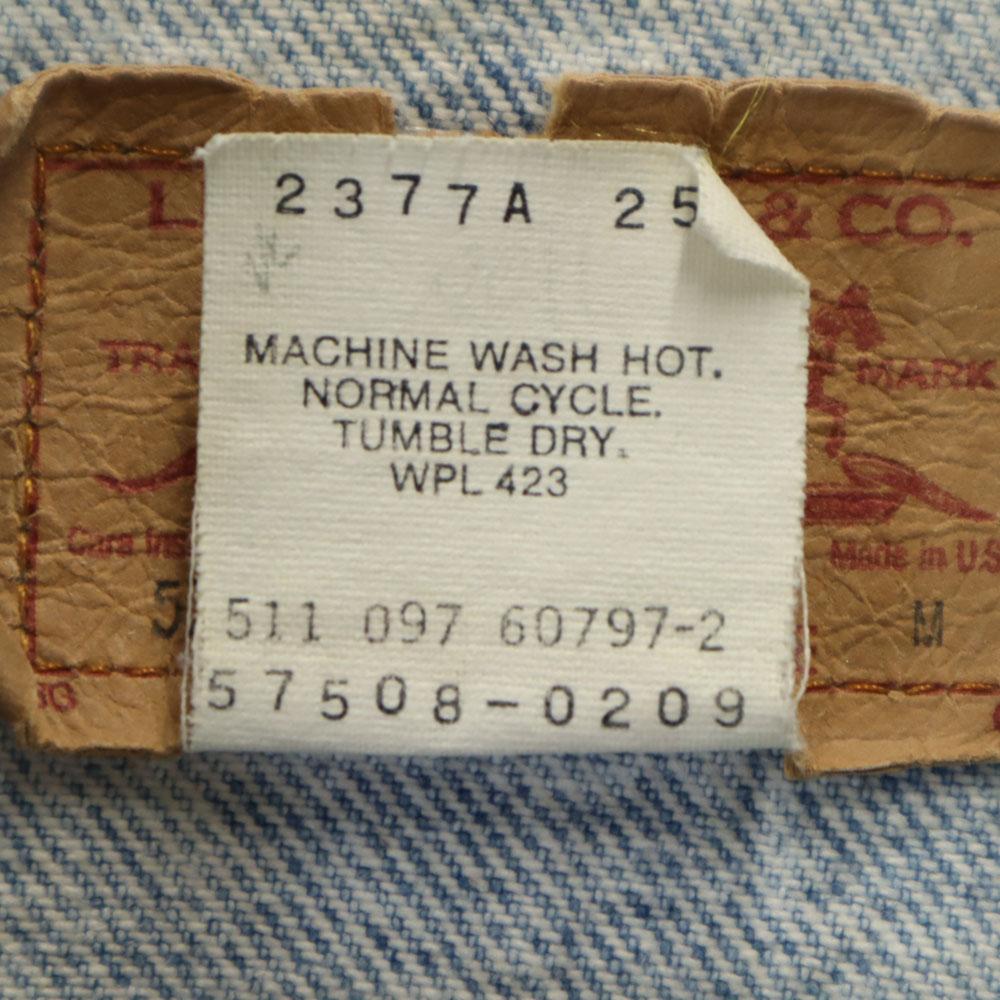 Levi's 90-е Сделано в США Старая джинсовая куртка M джинсы Мужская Б/У