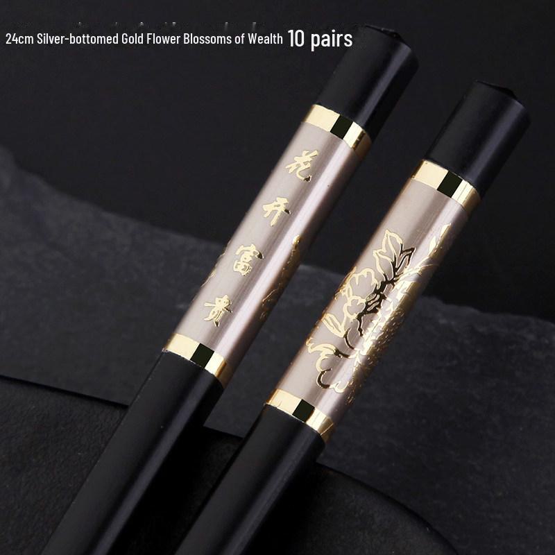 Палочки для еды из бытового сплава Chuangjian, изготовленные для отелей и ресторанов, поставляются в наборе из 10 пар из некостяного фарфора, бамбука и дерева.