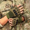 Outdoor Use Tactical Gloves Sport Gym Fingerless Gloves Half Finger Type Military Men Combat Gloves Shooting Hunting Camping Glove