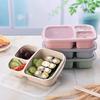 3 Compartments PP Lunch Box Food Storage Container for Kids Adults Picnic