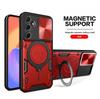 Чехол для Samsung Galaxy M15 M35 M55 5G, Чехол-броня с защитой камеры на выдвижной задвижке, Чехол для телефона Samsung M 15 35 55, Магнитное кольцо-подставка, Задняя крышка