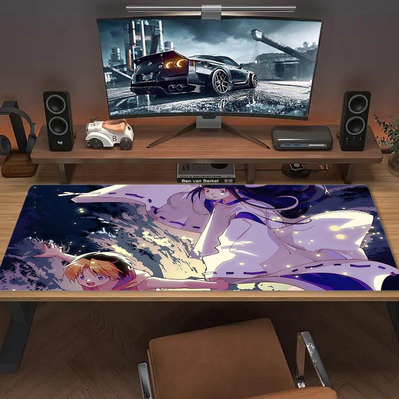 Hikaru no Go2 Print Cushion Non-slip Laptop Tablet Big Mousepad XXL Mat Mini PC Playmat With Lock edge