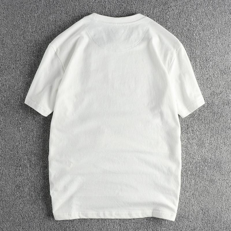 Винтажная хлопковая футболка с коротким рукавом, мужская летняя майская футболка цвета хаки с принтом мотоцикла, молодежная футболка с коротким рукавом