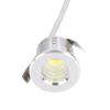 Mini Recessed COB Spotlight Stable Heat Dissipation LED Recessed Ceiling Spotlight 3W Silver Lamp