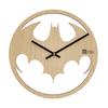 Дизайн Бэтмена 12-дюймовые Искусно сделанные Стильные Элегантные Аналоговые Деревянные Настенные Часы для Гостиной Холла Спальни Офиса Подарок Кленовое дерево