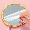 Ручное косметическое зеркало с рельефным узором, изысканное карманное зеркало в китайском стиле для макияжа
