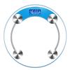 JINMIAO USB Rechargeable Transparent Round Electronic Body Weight Scale