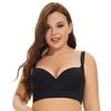 Plus Size Deep V Memory Underwire Bra with Side Support