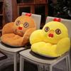 Funny Chicken Seat Cushion Plush Toys Pillow Soft Simulation Cute Plushie Dolls Stuffed Animal for Boys Girls Festival Gifts