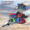 NEW E72 foam aircraft stunt intelligent fixed height hover 360 °turn UAV remote LED lights control fighter A gift for a boy toy