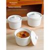HANDUNYOU Керамические кастрюли-пароварки, 550 мл (4-Pack)