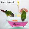 Ванна для попугаев, автоматическая ванна для домашних животных, ванна для птиц, ванна с душем, электрическая ванна для птиц, душевая кабина для маленьких и средних попугаев, попугаев-корелл