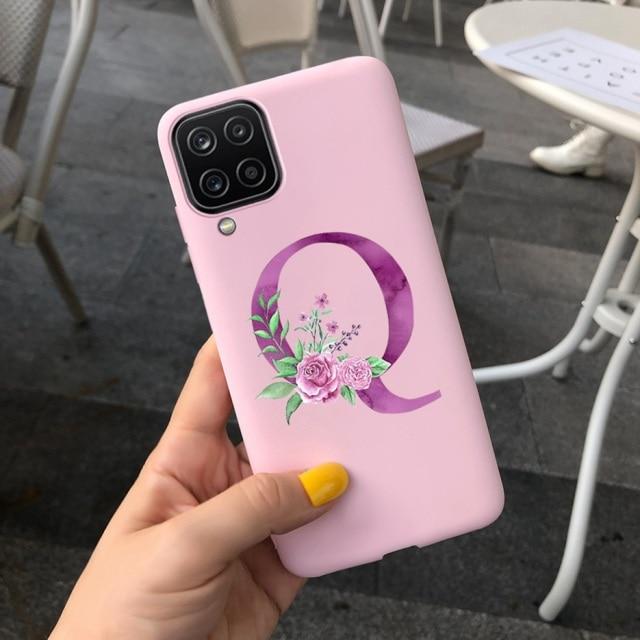 Милый чехол с буквами для Samsung Galaxy A12, чехол A42 A52 5G, мягкий тонкий чехол для Samsung A42 A52 5G A 12 42 52 SM-A426B, бампер