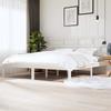 VidaXL Bed Frames White Solid Pine Wood 200x200 Cm 3101239