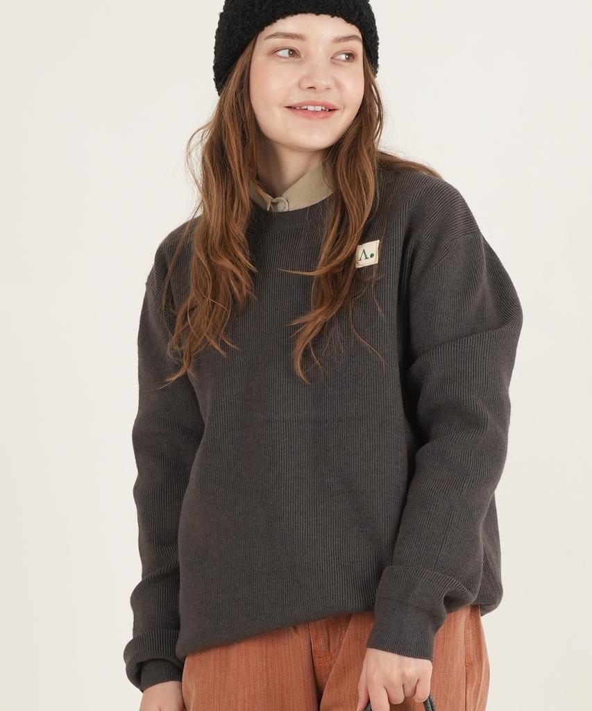 THE-ABON Mousse High-Density Hachi Round Knit Cobalt