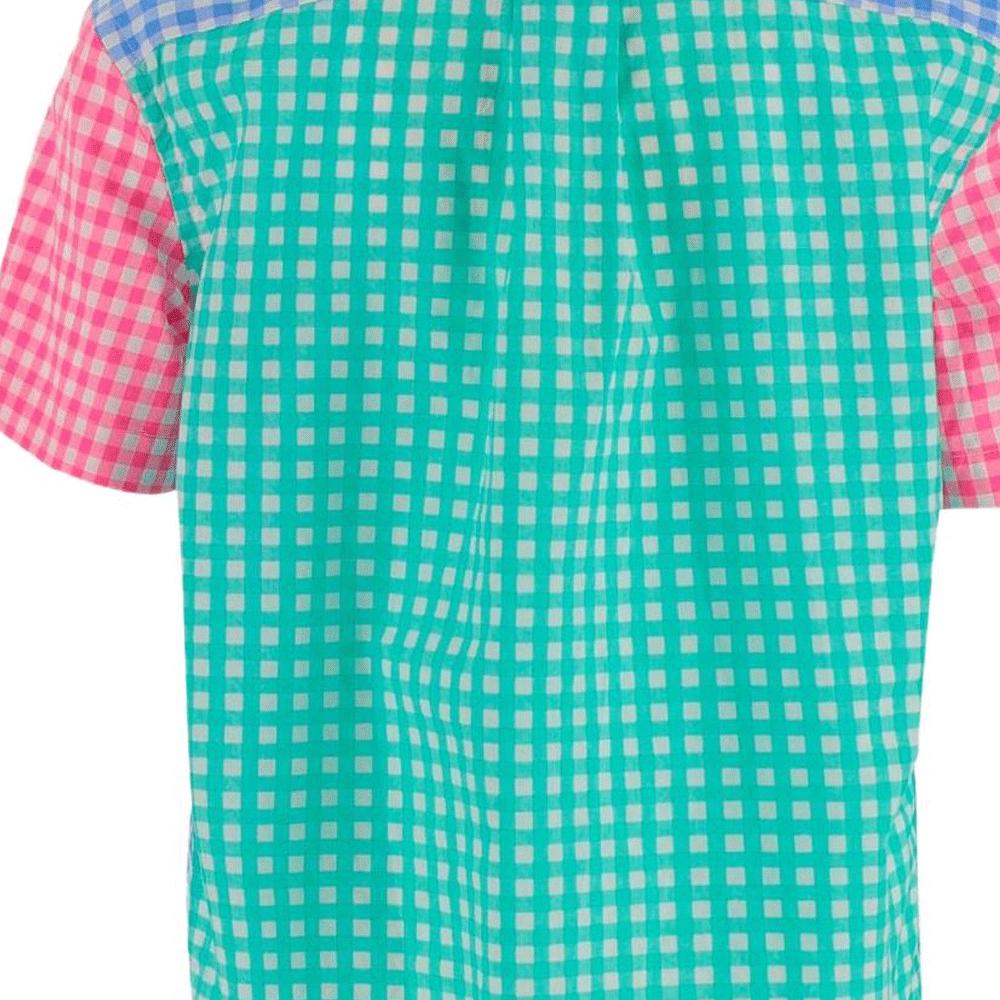 Рубашка Polo Ralph Lauren Ss23 с вышитым полосатым логотипом, короткий рукав, разноцветные детские топы 323902137-001