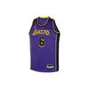 Лейкерс Джеймс 6 букв с принтом дышащая свободная баскетбольная майка детская джерси фиолетовый 3Y2B7BXJP-LAK06