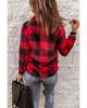 Plaid Paneled Sweatshirt