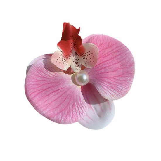 Женская заколка для волос 3D Цветочный декор с сильным захватом и заколкой для волос Фотосессия