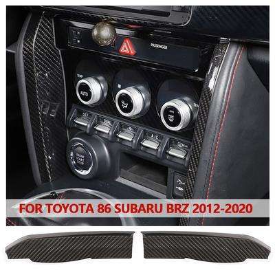 Для Subaru BRZ Toyota 86 2012-2020 2 шт. Авто Центральная консоль Боковая полоса Панель переключения передач Декоративная крышка Накладка Рамка Автомобильные аксессуары