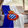 Real Sociedad Crest Design Blanket Outdoor Flannel Blanket for Camping, Hiking, Garden Parties, Picnic Essentials,gift for family and friends