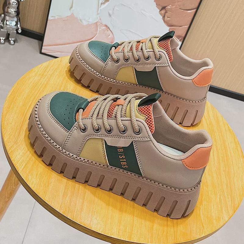 Весенние модные женские туфли в стиле Форреста Гампа 2025 года — повседневные, универсальные, мягкие кроссовки для студентов