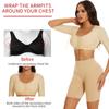 Breast Support Push Up Tops Upper Arm Shapers Compression Half Sleeves Women Arm Shapewear Humpback Posture Corrector Shoulder