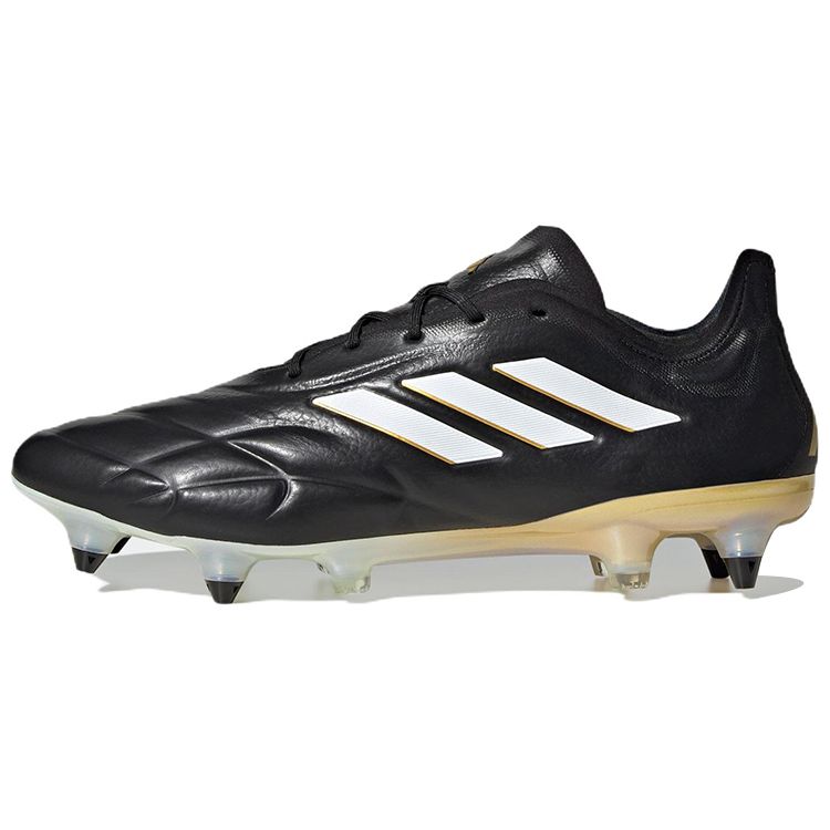 Adidas Copa Pure.1 SG Soft Ground Soccer Shoes Men Soccer Shoes Black White Gold HP9811