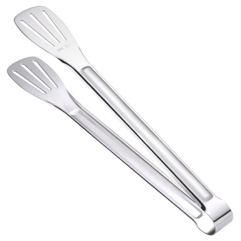 Zhishi 304 Stainless Steel BBQ & Kitchen Tongs - Set of 3