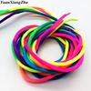 1Pair Fashion Rainbow Shoelaces Round Laces for Shoes Colorful Shoe Laces Boots Sneakers Shoelace 120CM 140CM Shoestrings