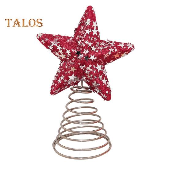 Патриотическая звезда-верхушка на елку 4 июля патриотическое украшение на елку 3D блестящая звезда-верхушка на елку для праздничной вечеринки в честь Дня независимости