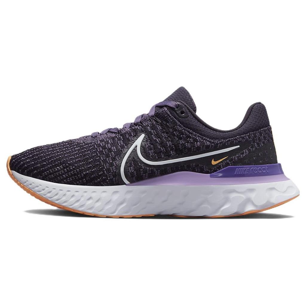 Nike React Infinity Run Flyknit 3 Cave Purple Orange Women Sneakers Canyon-Purple White DD3024-502