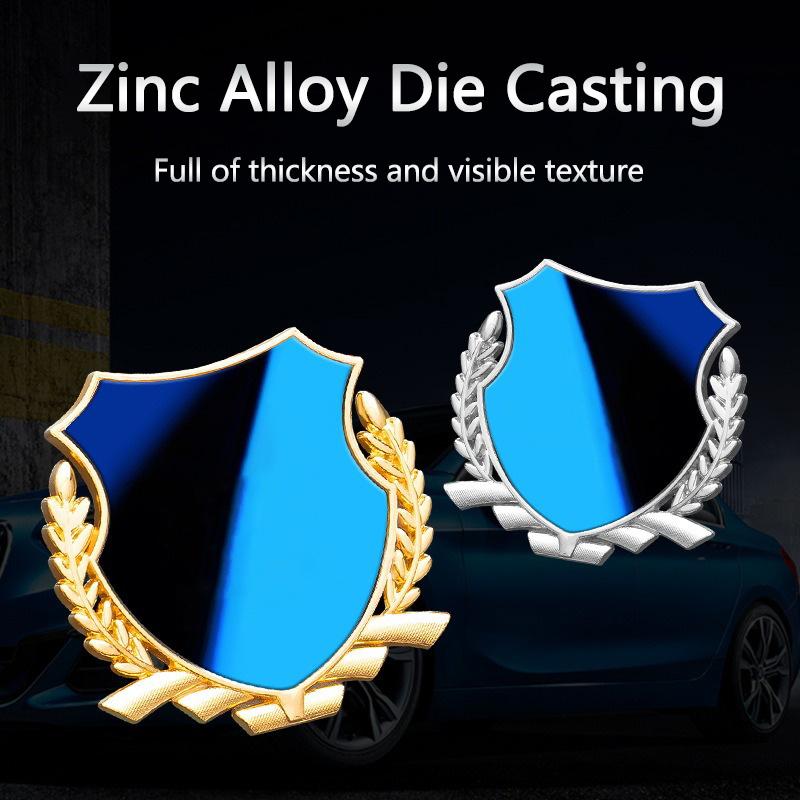 3D metal shield high quality car emblem badge decoration sticker for Volvo XC60 V50 V40 XC90 S60 S40 S80l V90 V60 EX90 S90 XC40