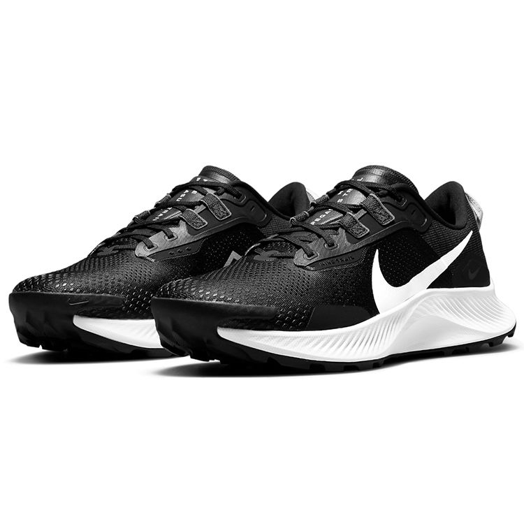 Nike Pegasus Trail 3 Black Pure Platinum Мужские кроссовки темно-дымчато-серые DA8697-001