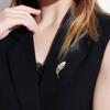 Уши Опал Брошь Высокое качество Пальто Корсаж Свитер Булавка Темперамент Пусть Голая Пряжка Игла Женщина