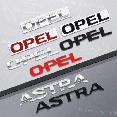 Цинковый сплав Для ЛОГОТИПА ASTRA Meriva Insignia Mokka Rocks Zafira Vectra Багажника Автомобиля 3D Металлический Значок Наклейка На Заднюю Часть Кузова
