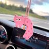Милый мультяшный дизайн кошки Автомобильный освежитель воздуха Подвеска на зеркало заднего вида Креативное украшение для интерьера девочек Конус Аромат
