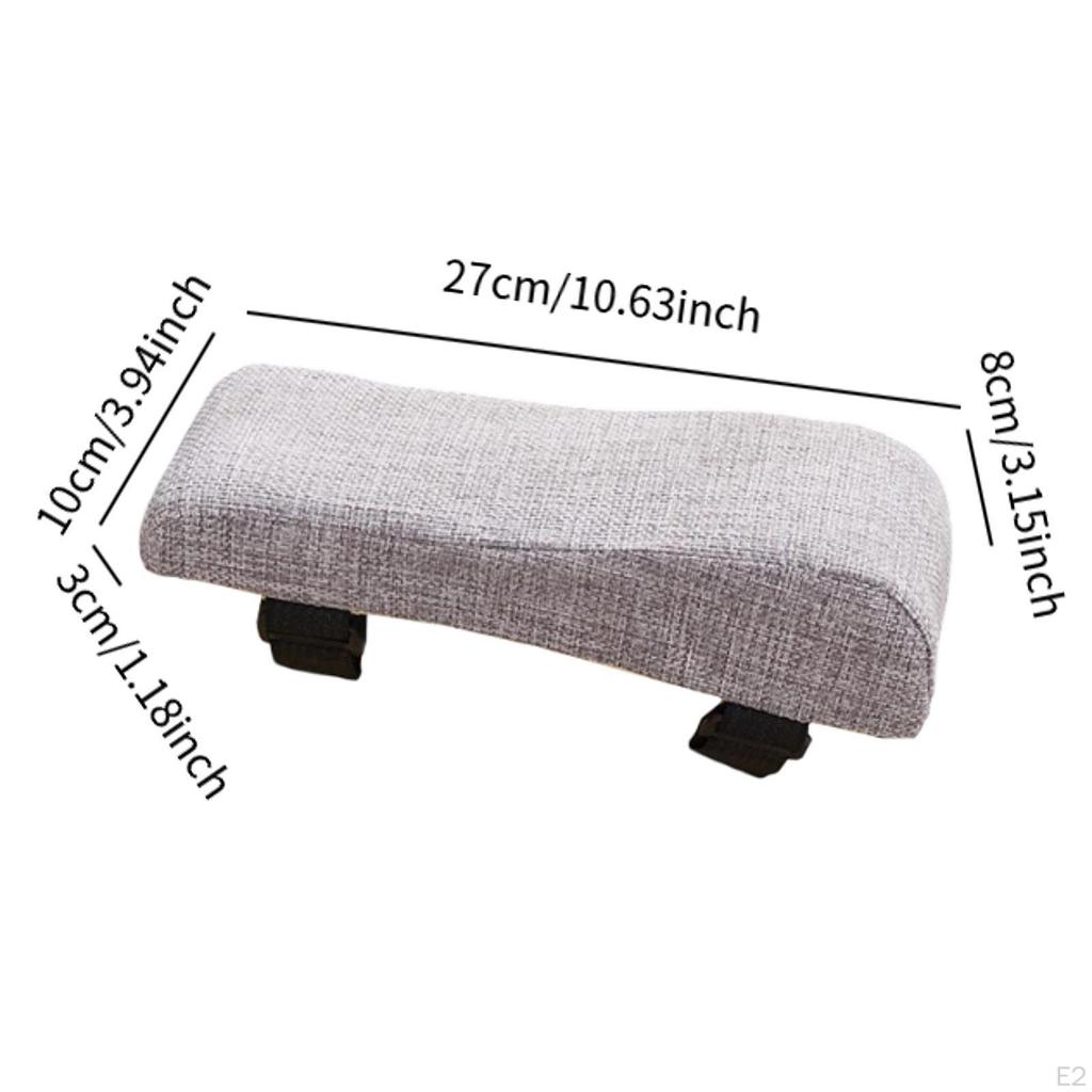 Office Chair Armrest Pads Arm Comfortable Cotton Linen Ergonomic Elbow Support