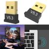 USB Bluetooth-совместимый 5.3 адаптер Поддержка Windows 11/10/8.1 BT Аудиопередатчик Беспроводной адаптер для настольного ПК Ноутбука