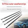Compatible with Toyota Prius 2010-2015 Glass Outer Pressure Strip Water Deflector for Car Door Windows
