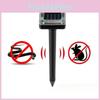 Square Solar Powered Ultrasonic Snake Rodent Repellent Electronic Tool Pest