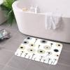 1 шт. Коврик для кухни с цветочным узором, нескользящий, придверный коврик, поп-дизайн, коврик для ванной, коврик для ванной, ковер для дома, под раковину, для прачечной, декор
