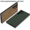 Кожаный Жесткий Чехол для Телефона для Samsung Galaxy S25 S24 Plus Ultra Противоударный Чехол