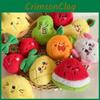 Mini Watermelon Cherry Fruit Plush Doll Keyring Girls Gifts Bag Pendant Decor